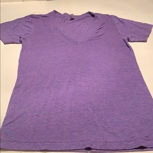 classic purple american apparel v neck